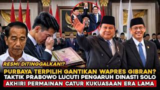 SAYONARA GIBRAN❗❓ PRABOWO PREPARES PURBAYA AS A RUNNING MATE❓ THE SOLO DYNASTY COLLAPSES COMPLETE...