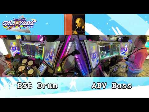 (Gitadora GALAXY WAVE DELTA) Brazilian Anthem BSC Drum + ADV Bass Session