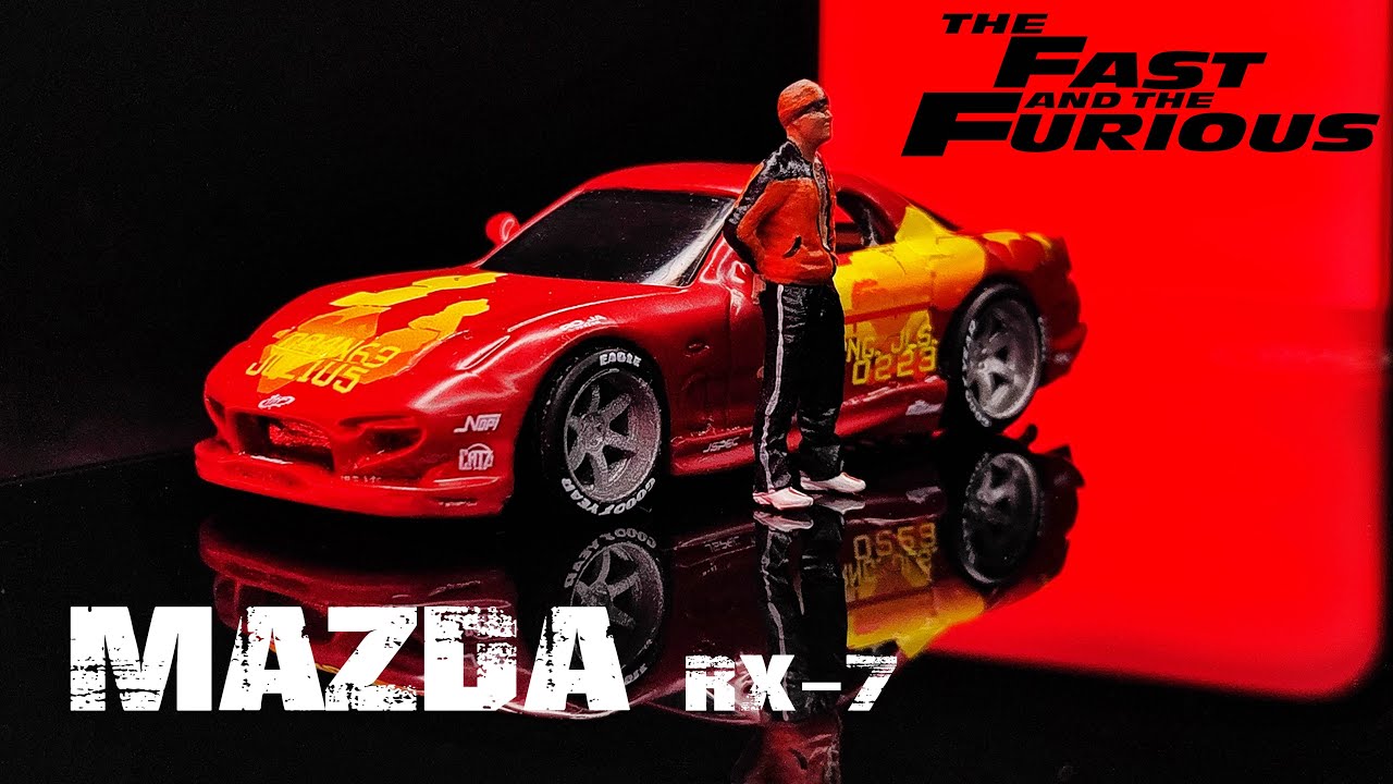 Julius Rx7 Mazda RX-7 Orange Julius 2 Fast 2 Furious 🔥hot wheels custom - YouTube