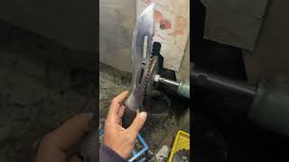 Mirror Polishing a Knife 🔪 | From Rough to Mirror Finish (Full Video on My Channel)