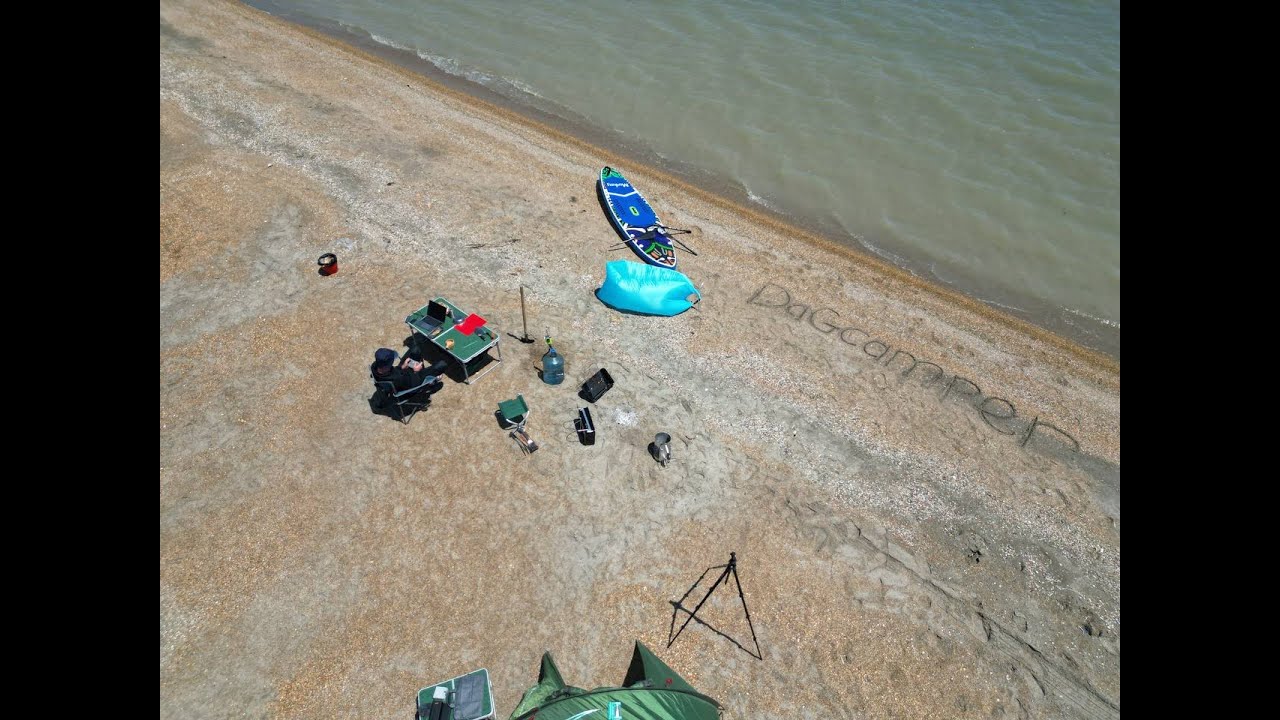 ДЕНЬ В ПАЛАТКЕ НА ПЛЯЖУ С КОМФОРТОМ/ SOLOCAMPING on the SEA shore and spending the NIGHT in a TENT