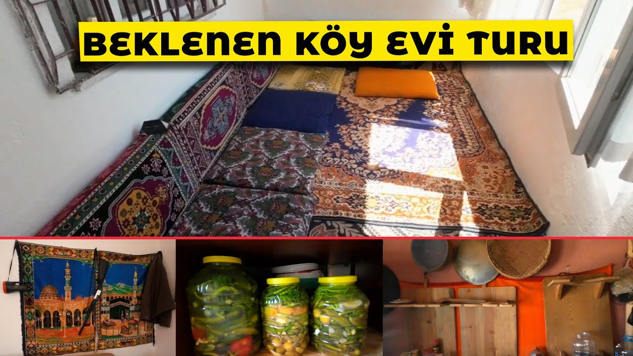 Halamın köydeki evini gezdik / kayısı marmelatı / turşu / eskileri andık / KÖY EVİ TURU / #köyevi