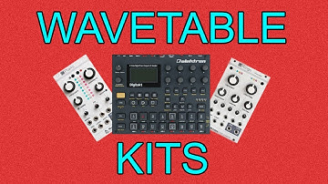building WAVETABLE KITS on the digitakt