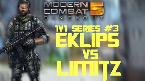 "FACE OFF" - Modern Combat 5: 1vs1 series #3 | Eklips vs LiMiTz!