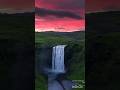 Top 05 Waterfalls in the World 🌊#waterfall#new#travel#trending#nature#shorts#beach