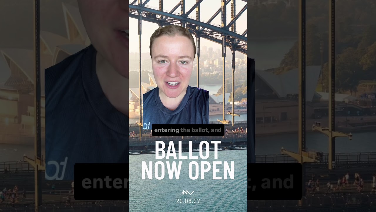 2027 Sydney Marathon Ballot is OPEN! Have you entered?