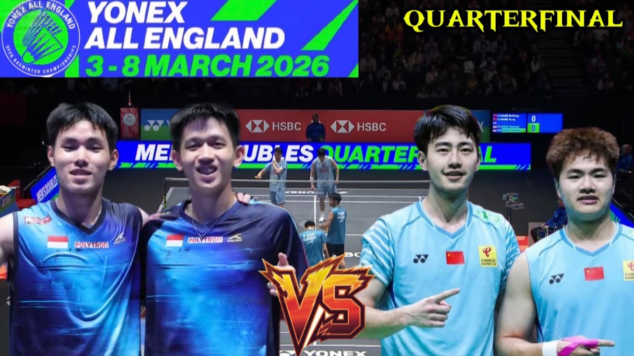 Raymond Indra/Nikolaus Joaquin (INA) VS Liang/Wang (CHN) | Duel Quarterfinal All England 2026