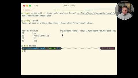 jbang catalog with camel visual