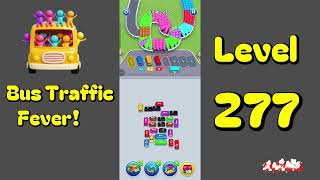 Bus Traffic Fever Level 277  Walkthrough | 🚌🚦 Parking & Color Sort Puzzle | Mini Boss screenshot 3