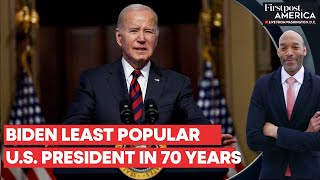 Joe Biden’s Approval Ratings Drop to A Historic Low as Trump Gains | Firstpost America