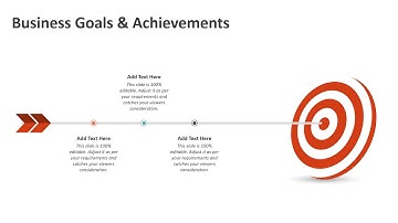 Business Goals and Achievements PowerPoint Template | Goals Slides | Kridha Graphics