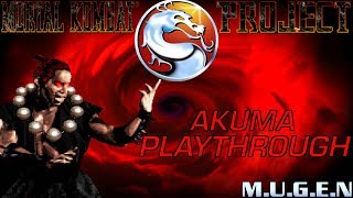 Mortal Kombat Project 4.1 Season 2 Final: Akuma Playthrough (MUGEN) (1080p 60fps)