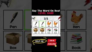 Say The Word On Beat | LEVEL HARD #challenge #words #beats #saythewordonbeat screenshot 5