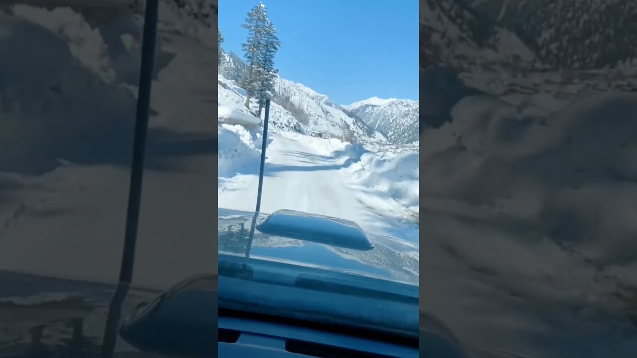 snow fall ❄️ chattar plain beautiful 2013 Best place hazara