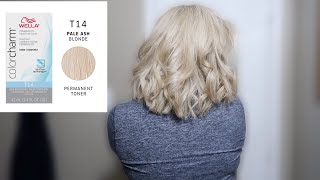 HOW TO TONE BLEACHED HAIR AT HOME | WELLA T14