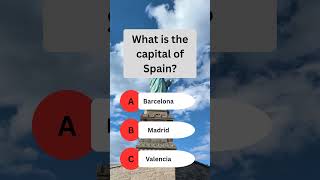🌴🇪🇸 Quiz Time! What is the capital of Spain?#QuizTime #SpainQuiz #DailyQuiz #FunFacts #fyp #viral