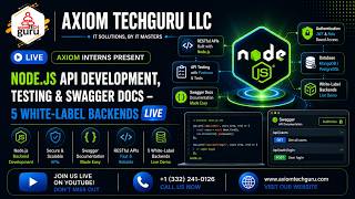 Node.js API Development, Testing & Swagger Docs – Build 5 White-Label Backends LIVE