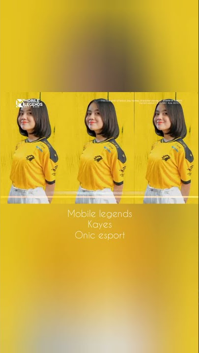 Intro Mobile legends onic esport Kayes Keren parahh 🥰#shorts