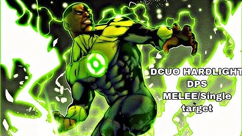 DCUO: *NEW* UPDATED HARDLIGHT MELEE/ SINGLE TARGET DPS LOADOUT!