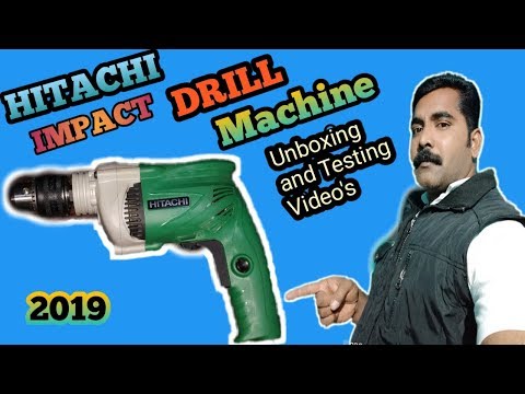Hitachi impact drill machine best drill machine unboxing video 2019