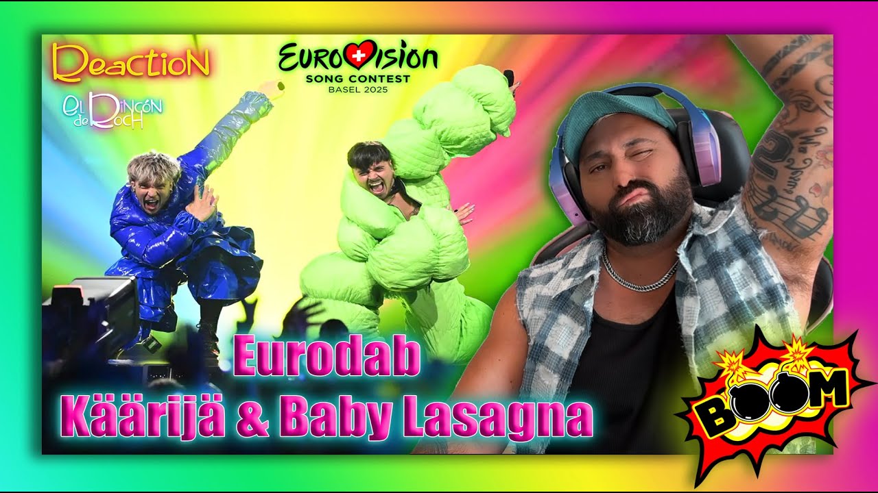REACTION - Käärijä & Baby Lasagna #eurodab  Grand Final  #eurovision2025    #UnitedByMusic ​​🇨🇭