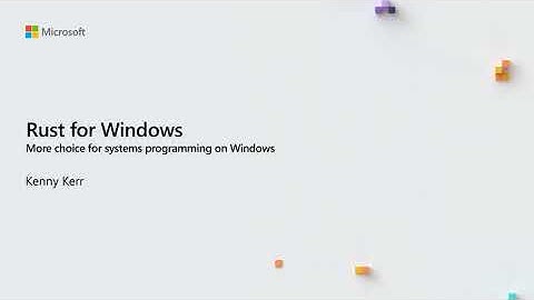 Rust for Windows (0.9)