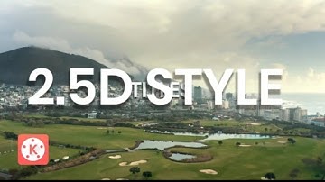 2.5D Style Titles with Animation in KineMaster @fahadjameel13