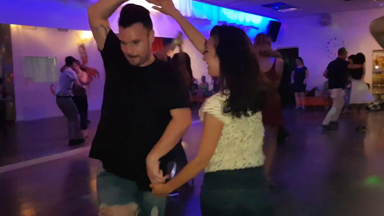 Oren Alon & Sasha Katz dancing salsa @ Ass Night