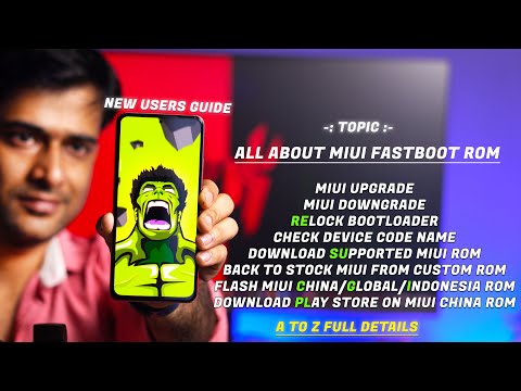MIUI Fastboot Flash Method | Lock Bootloader | Flash Any MIUI region ROM | Check Device Code name