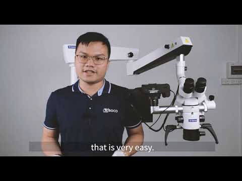 Soco scm600 Operating microscope foot control installation video (3)