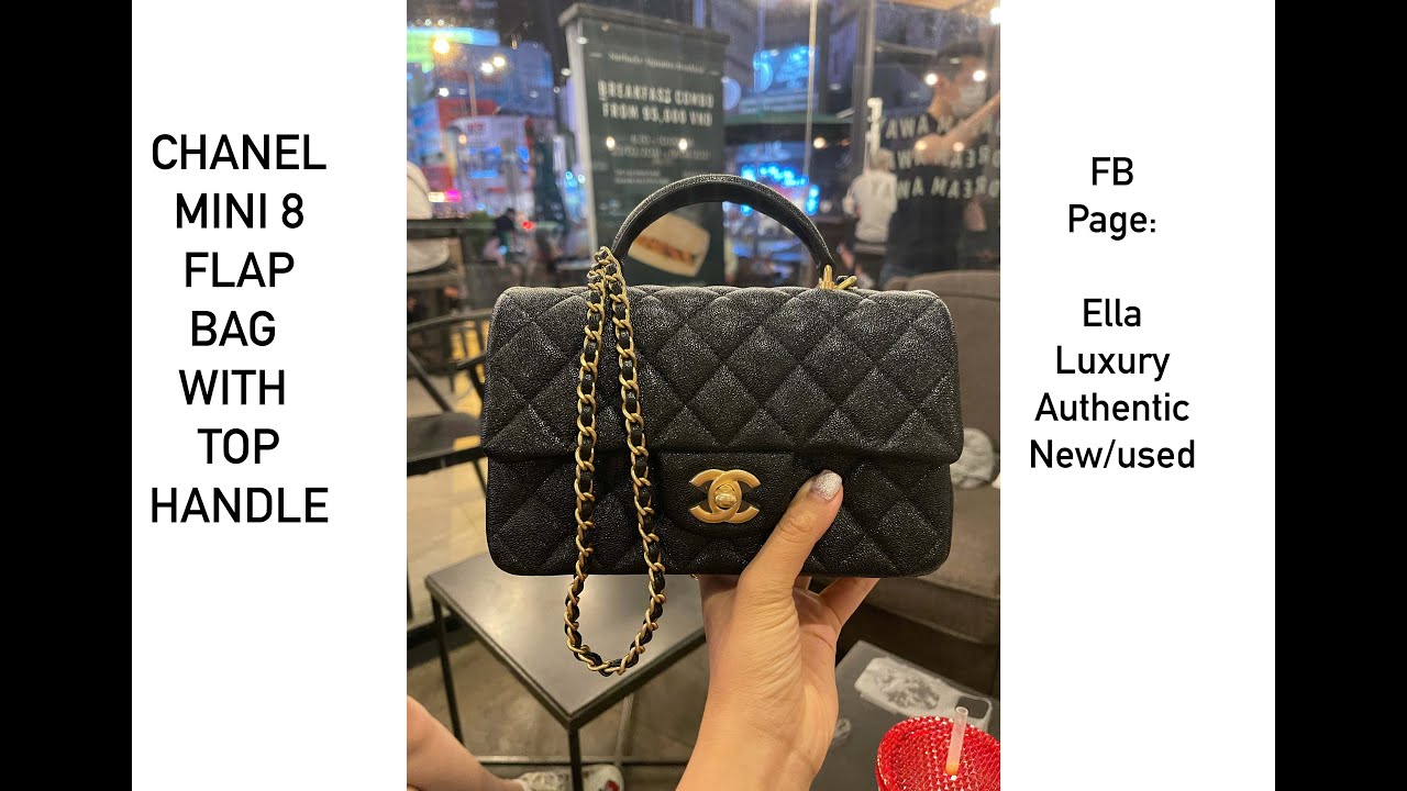 En Unbox New 21s Chanel Mini Flap bag with Top Handle Chỉ là phiên bản  nâng cấp Classic Mini  YouTube