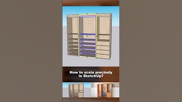 How to Scale Accurately in SketchUp | Scale Tool #sketchuptutorial #rerenderai  #3dmodelingtutorial