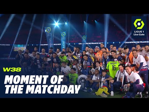 Champions PSG celebrate their record-breaking 11th French title! Week 38 - Ligue 1 Uber Eats / 22-23