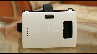AuraVR review - plastic Virtual reality headset