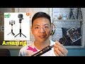 BlitzWolf 3 in 1 Bluetooth Tripod Selfie Sticks Unboxing Review from Banggood