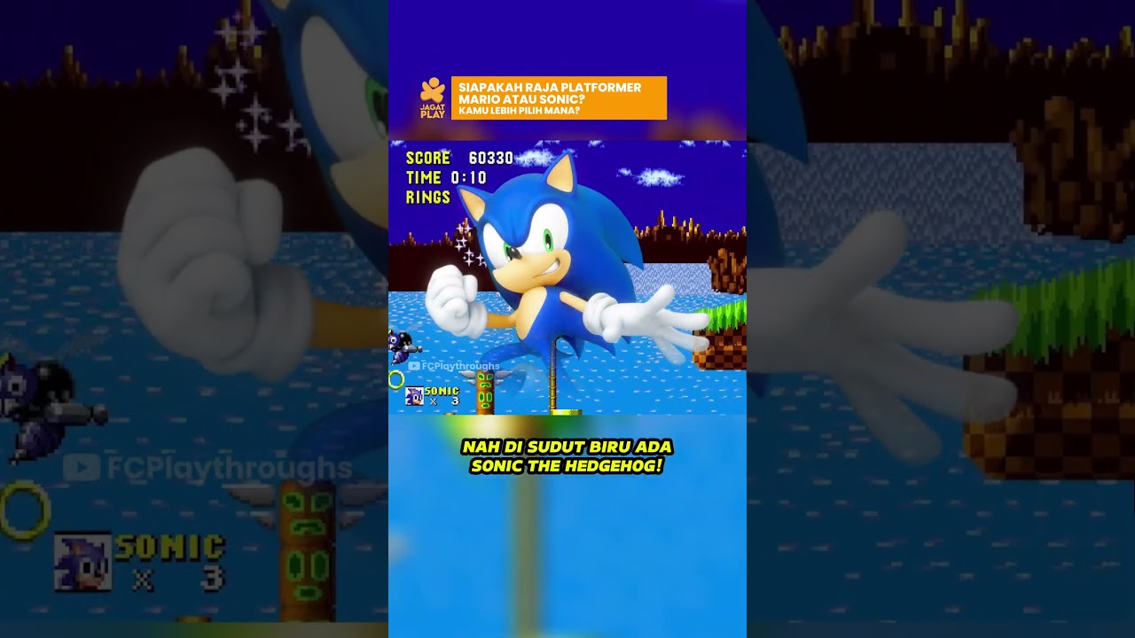 Mario VS Sonic Siapa Raja Platformer Sejati