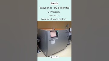 User Print Machine For SALE | Basysprint - UV Setter 850 @Machinedalal