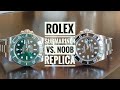 Rolex Submariner vs. Noob Replica. Need ideas on how to destroy it.