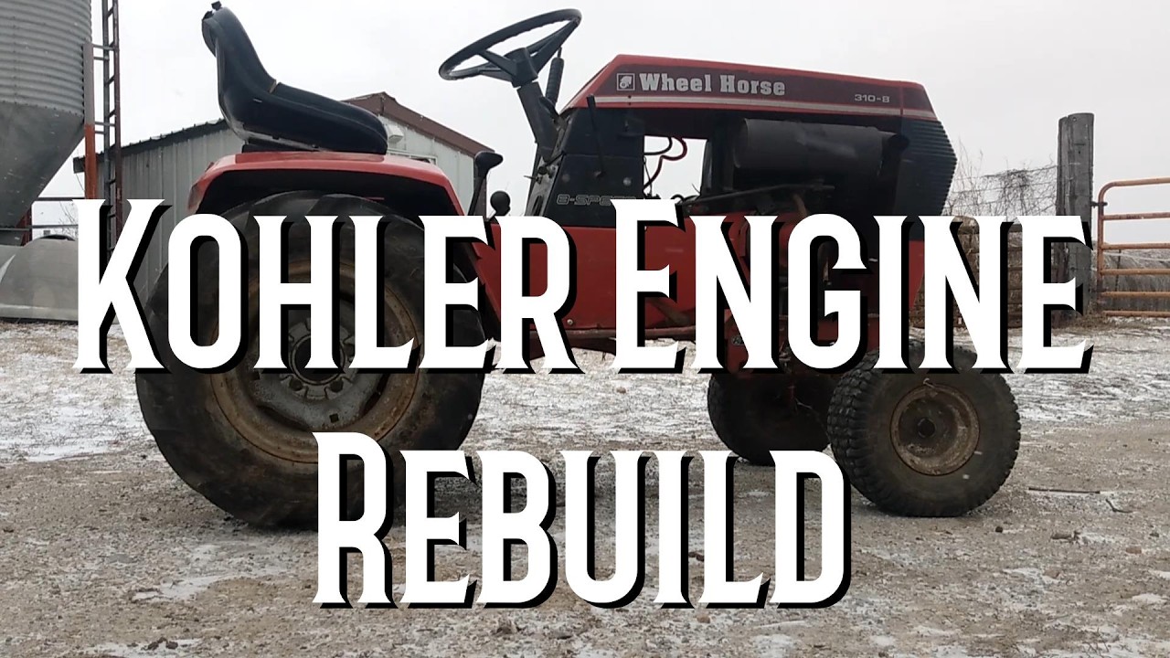 От сжигания масла к сжиганию резины! Восстановление двигателя Kohler K241 #усадьба #ферма #винтаж...