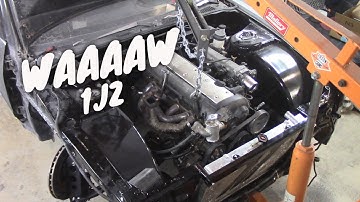 S13 Daily Skid Rebuild | TEST FITTING the 1JZ in the 240SX + Coating Metal Fenders!