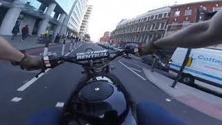 BMW K100 Cafe Racer Acceleration 1 & Remus Exhaust Note BMW K100 Cafe Racer Acceleration 1 & Remus Exhaust Note