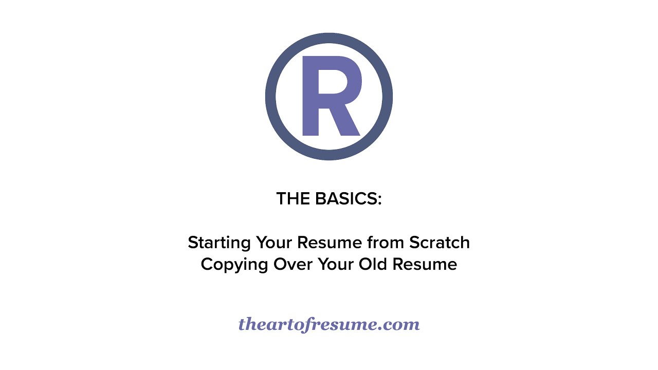 How to Copy Over Old Resume to New Resume (Keep Text Format) Microsoft ...