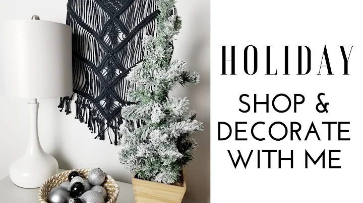 CHRISTMAS SHOP & DECORATE WITH ME 2018 | Scandinavian/ Minimalist Home Tour