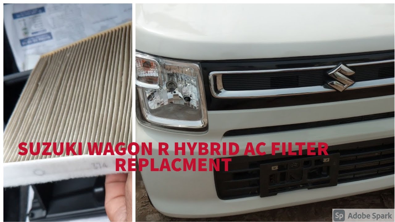 Wagon R Radiator Filter Suzuki Wagon R Hybrid AC Filter Replacment JDM - YouTube