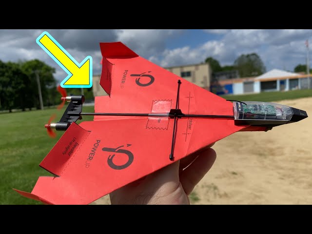 POWERUP 4.0 App Controlled Paper Airplane Kit 🛩️ Gadgetify class=
