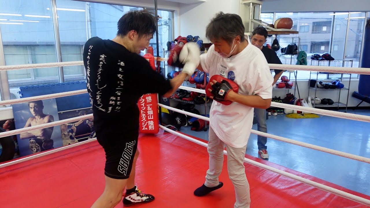 元世界チャンピオンの御三方にボクシングを教わりました