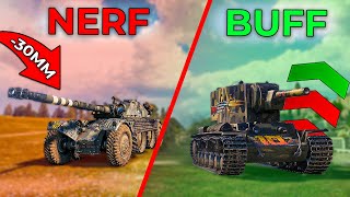 Buffs & Nerfs To Type 5, EBR 105, KV-2, T49 in 1.13!? | World of Tanks Update 1.13 Big Patch