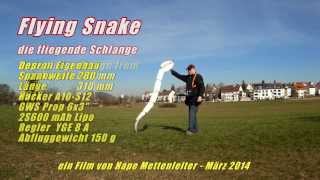 Flying Rc-Snake - Crash