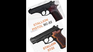 Single Stack Single Action Vs Double Stack Double Action Pistol: Stallion ST32 vs. Camstar SC32 .45