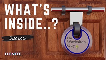 Working of the Disc Lock...🧐🧐 |  3D Animation 🙂🙂| Shutter Lock Working Animation..! 😇😇 🤩